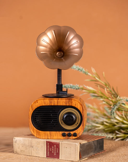 Retro Gramophone - Vintage Bluetooth Speaker