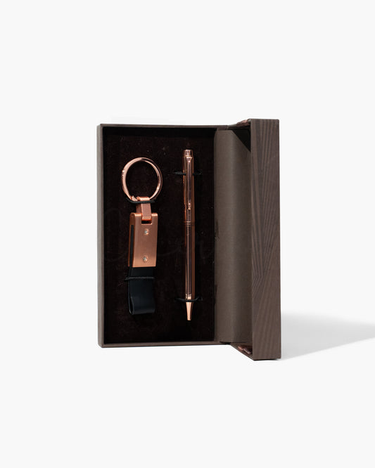 Keylink Duo - Personalized Pen and Keychain Set