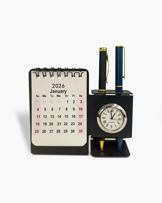 ChronoDesk 2026 – Multipurpose Metal Desk Calendar