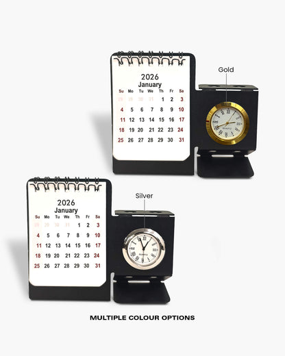 ChronoDesk 2026 – Multipurpose Metal Desk Calendar
