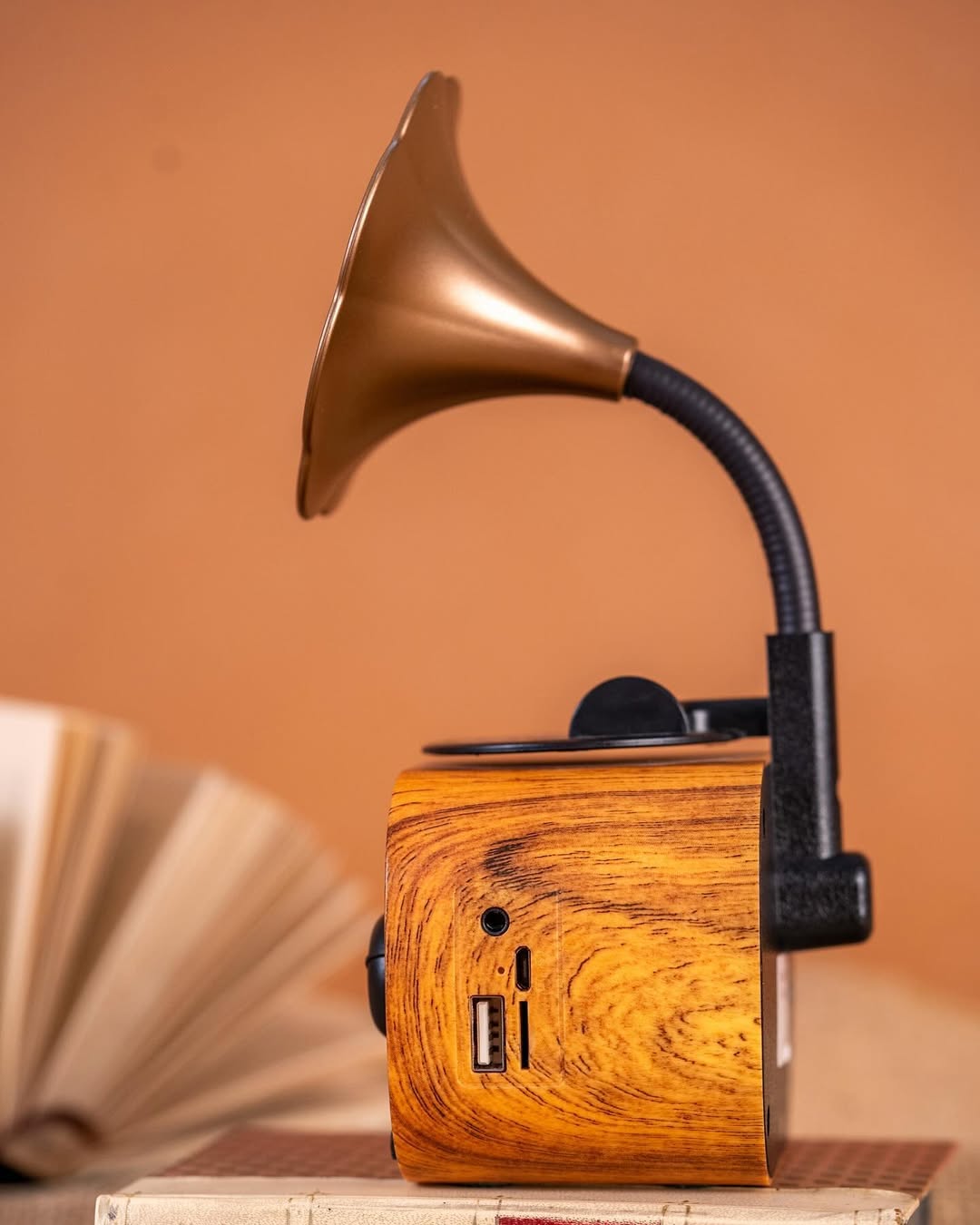 Retro Gramophone - Vintage Bluetooth Speaker