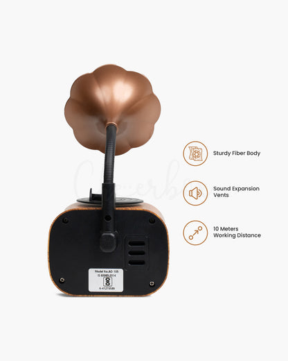 Retro Gramophone - Vintage Bluetooth Speaker
