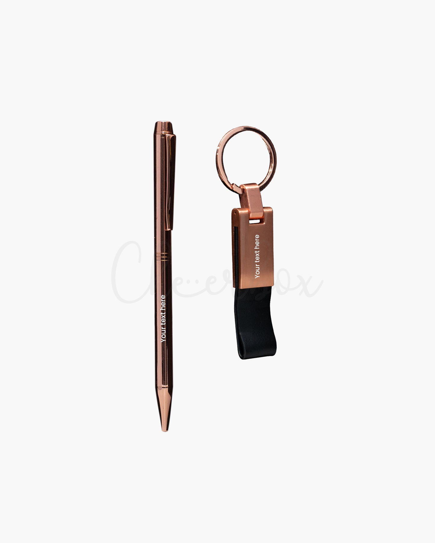 Keylink Duo - Personalized Pen and Keychain Set