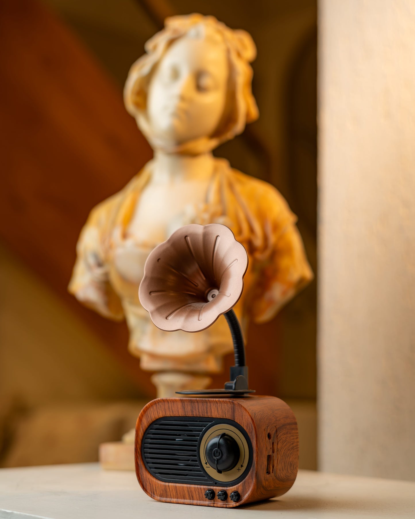 Retro Gramophone - Vintage Bluetooth Speaker