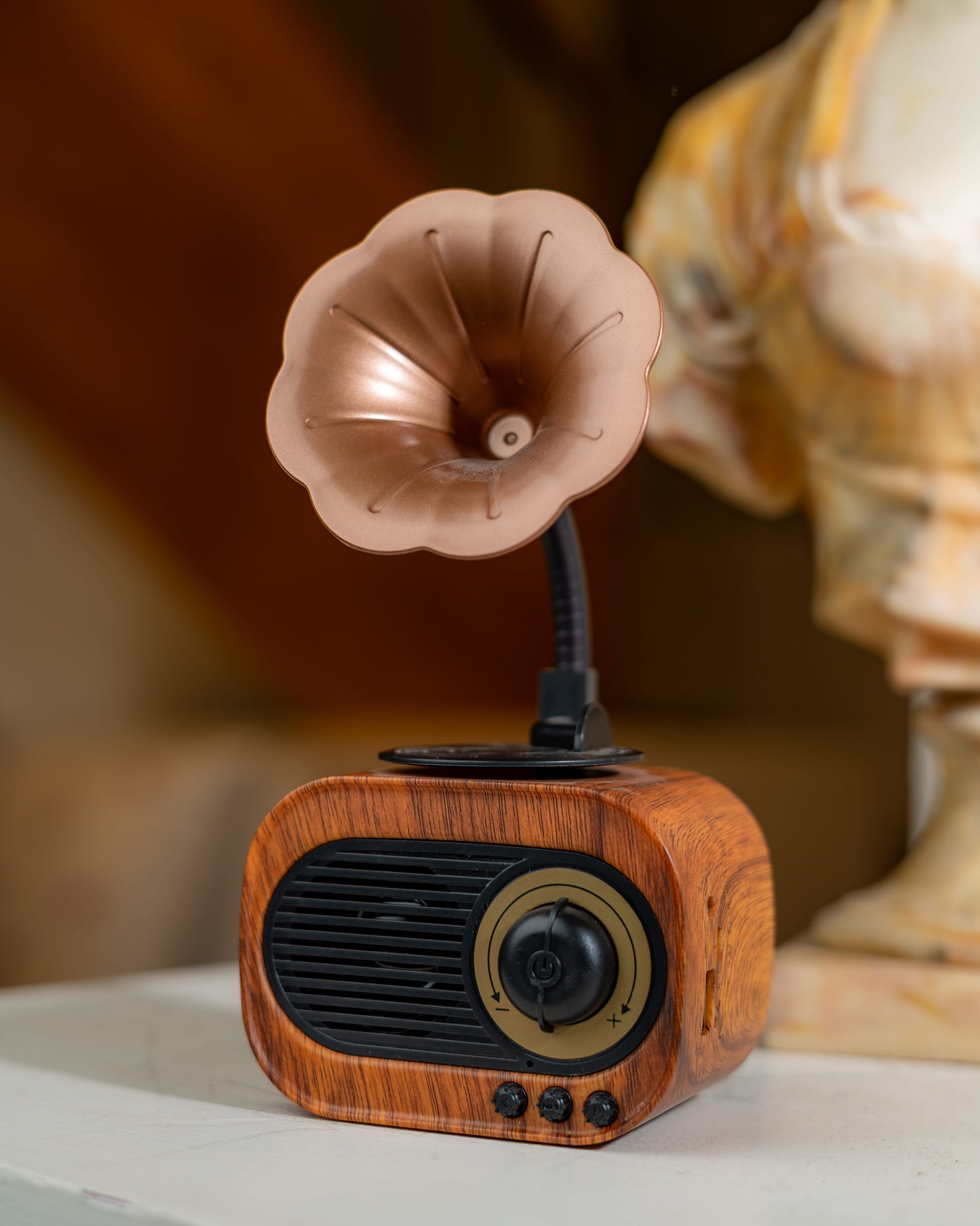 Retro Gramophone - Vintage Bluetooth Speaker