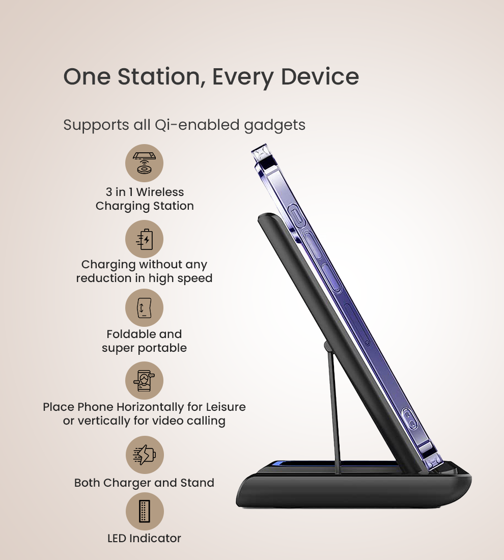 ChargeMax Duo - Fast Charging Wireless Charger