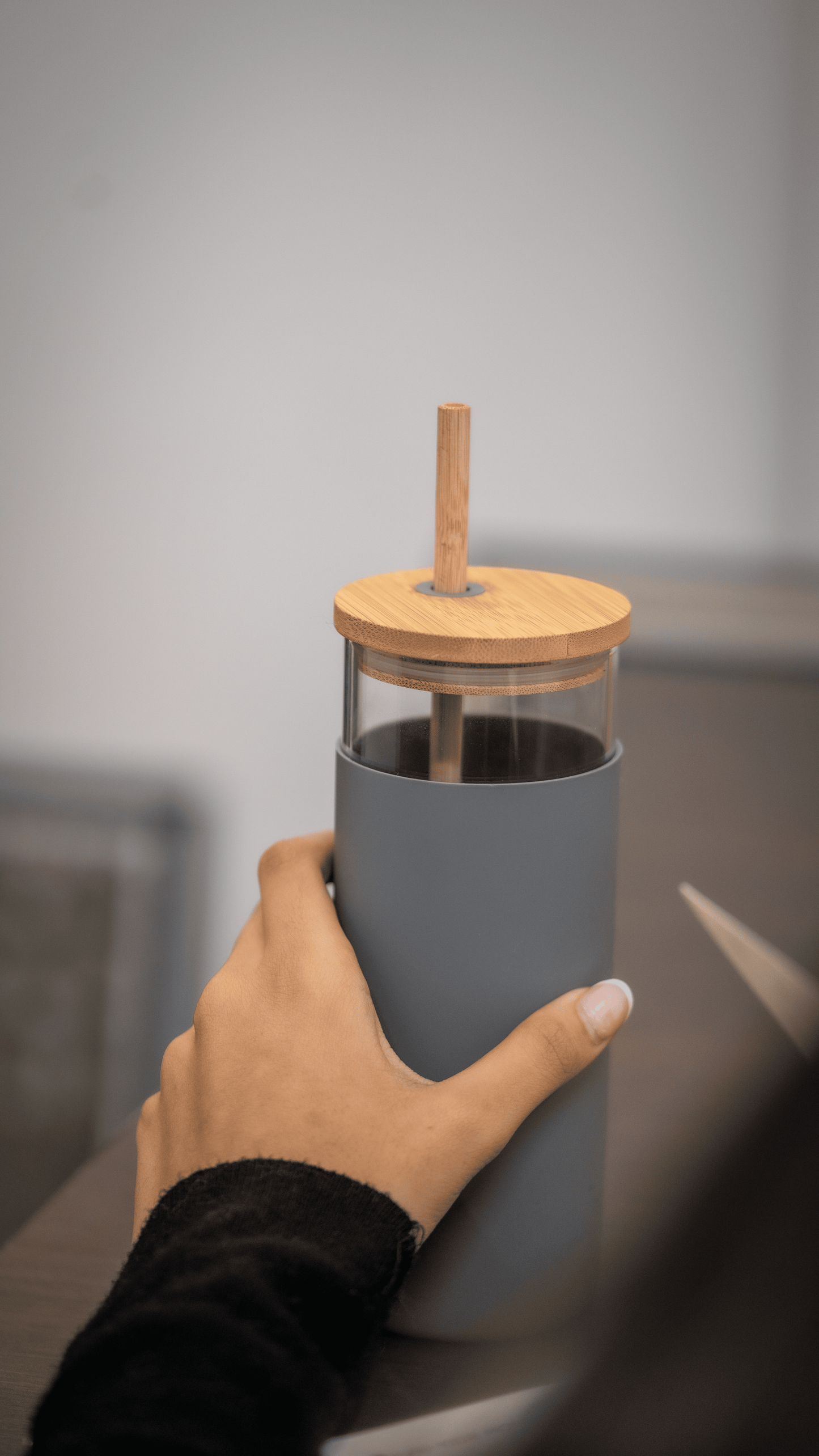 Zentumbler - Aesthetic Glass with Straw