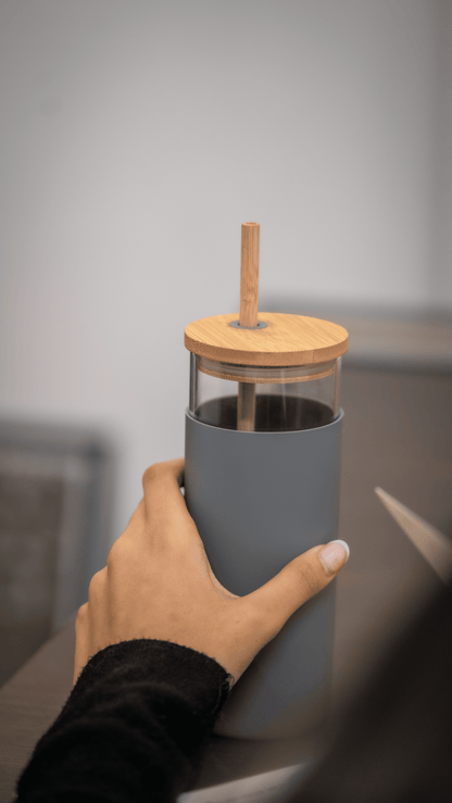 Zentumbler - Aesthetic Glass with Straw