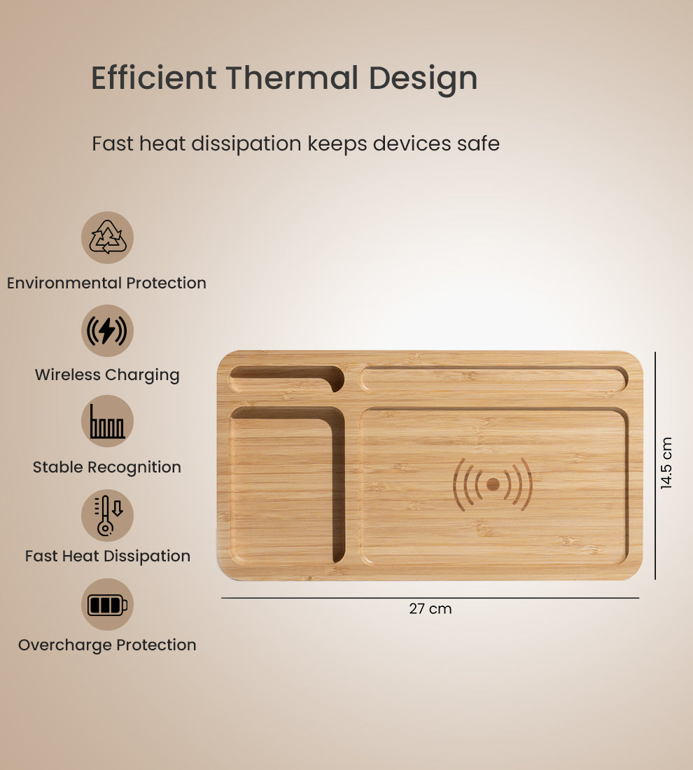 Digidesk - Wooden Wireless Charger