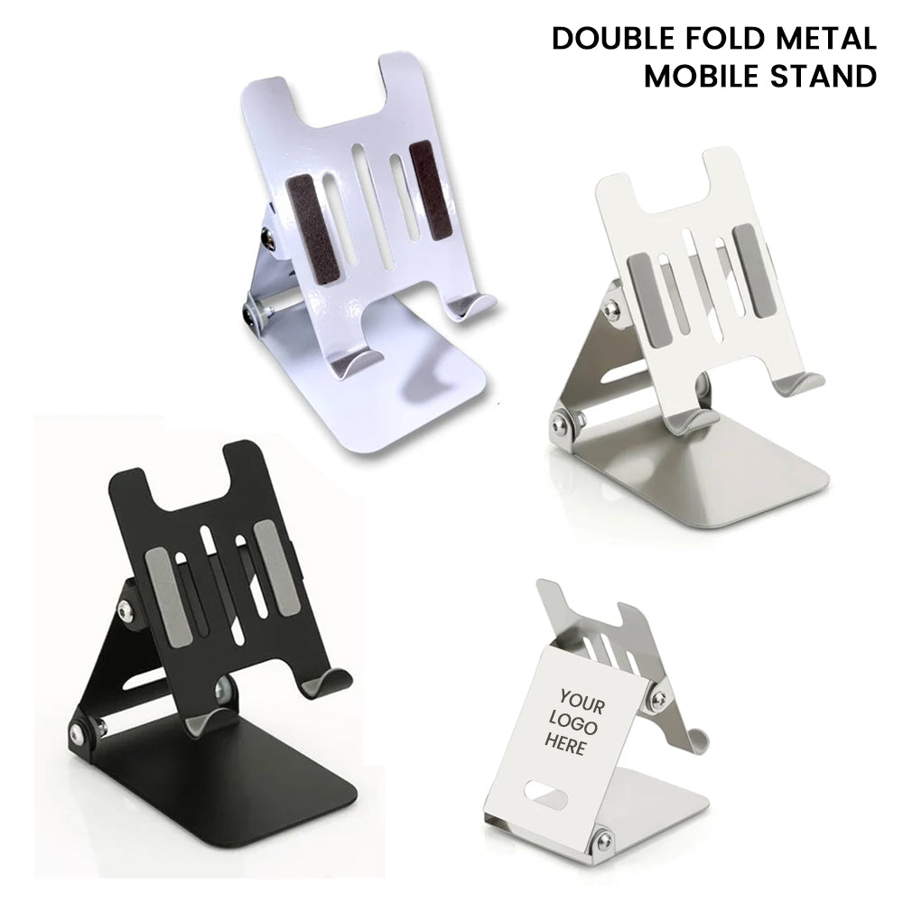 Double Fold Metal Mobile Stand