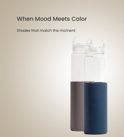 Drinksy - Borosilicate Glass Water Bottle