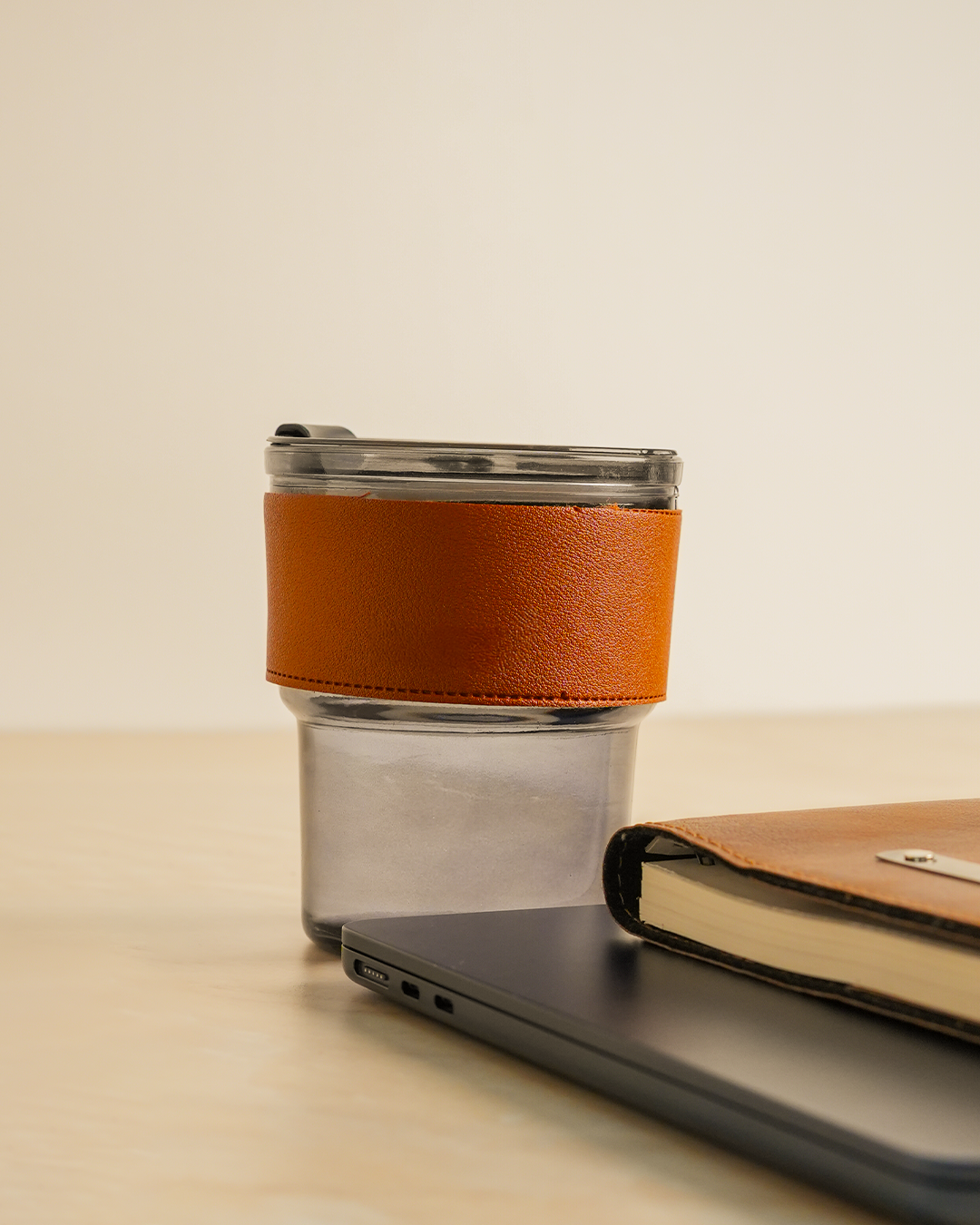 Gogetter - Coffee Mug, Glass Sipper with Straw