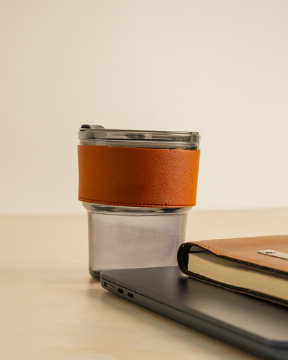 Gogetter - Coffee Mug, Glass Sipper with Straw