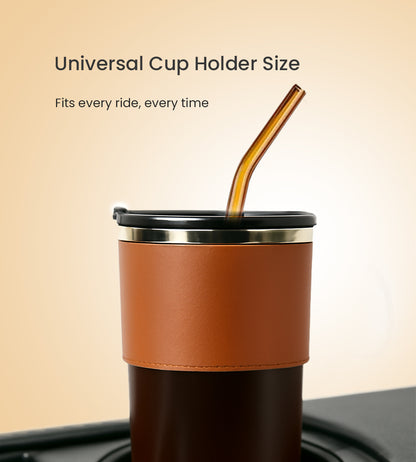 Gogetter - Coffee Mug, Glass Sipper with Straw