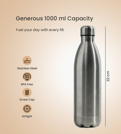 Steelmate - Insulated Stainless Steel Water Bottle