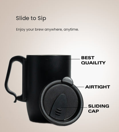 Steller mug - Insulated Mug with Handle and Lid