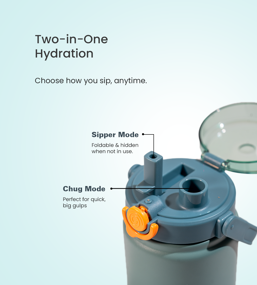 Thor -  Insulated Dual Sipper Bottle