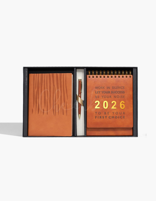Legacy 2026 – Premium Embossed Desk Calendar