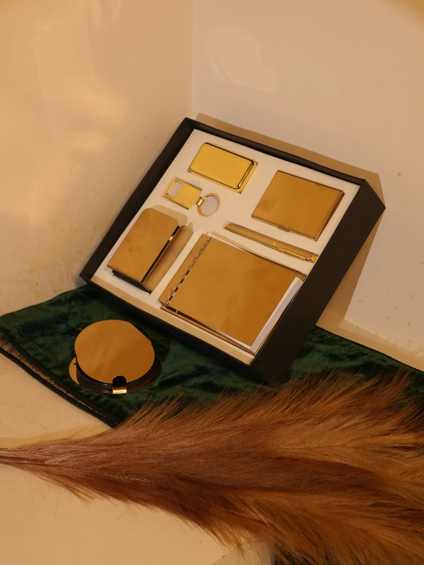 Gold Metal 6-in-1 Executive Gift Set