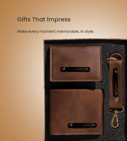 Urban Luxe Set - Wallet gift set for him