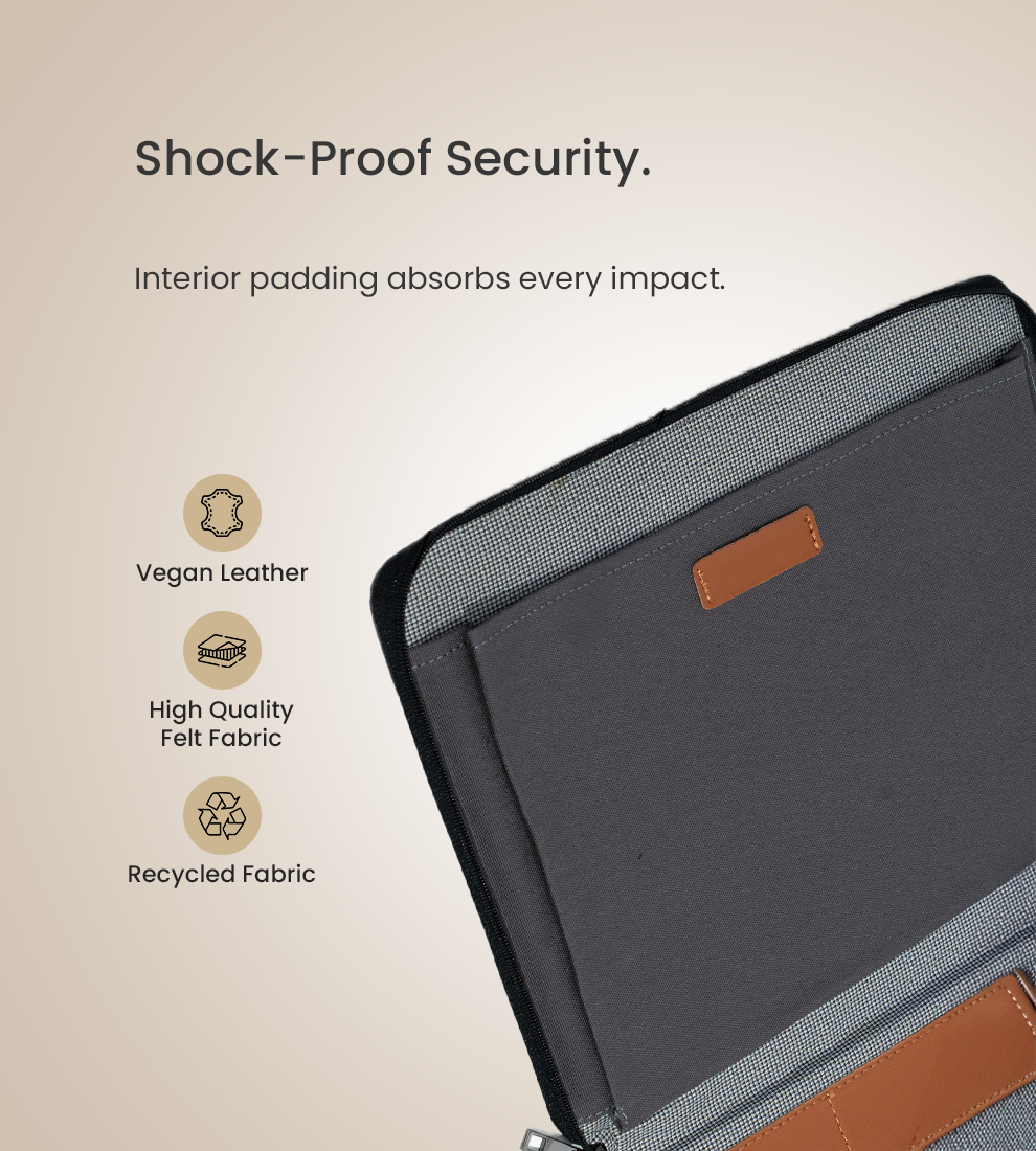 Urbanshield - Vegan leather laptop sleeve