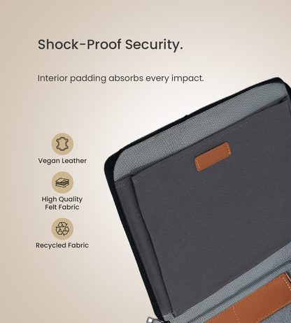 Urbanshield - Vegan leather laptop sleeve