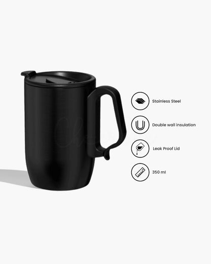 Steller mug - Insulated Mug with Handle and Lid