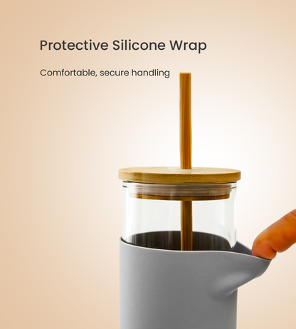 Zentumbler - Aesthetic Glass with Straw