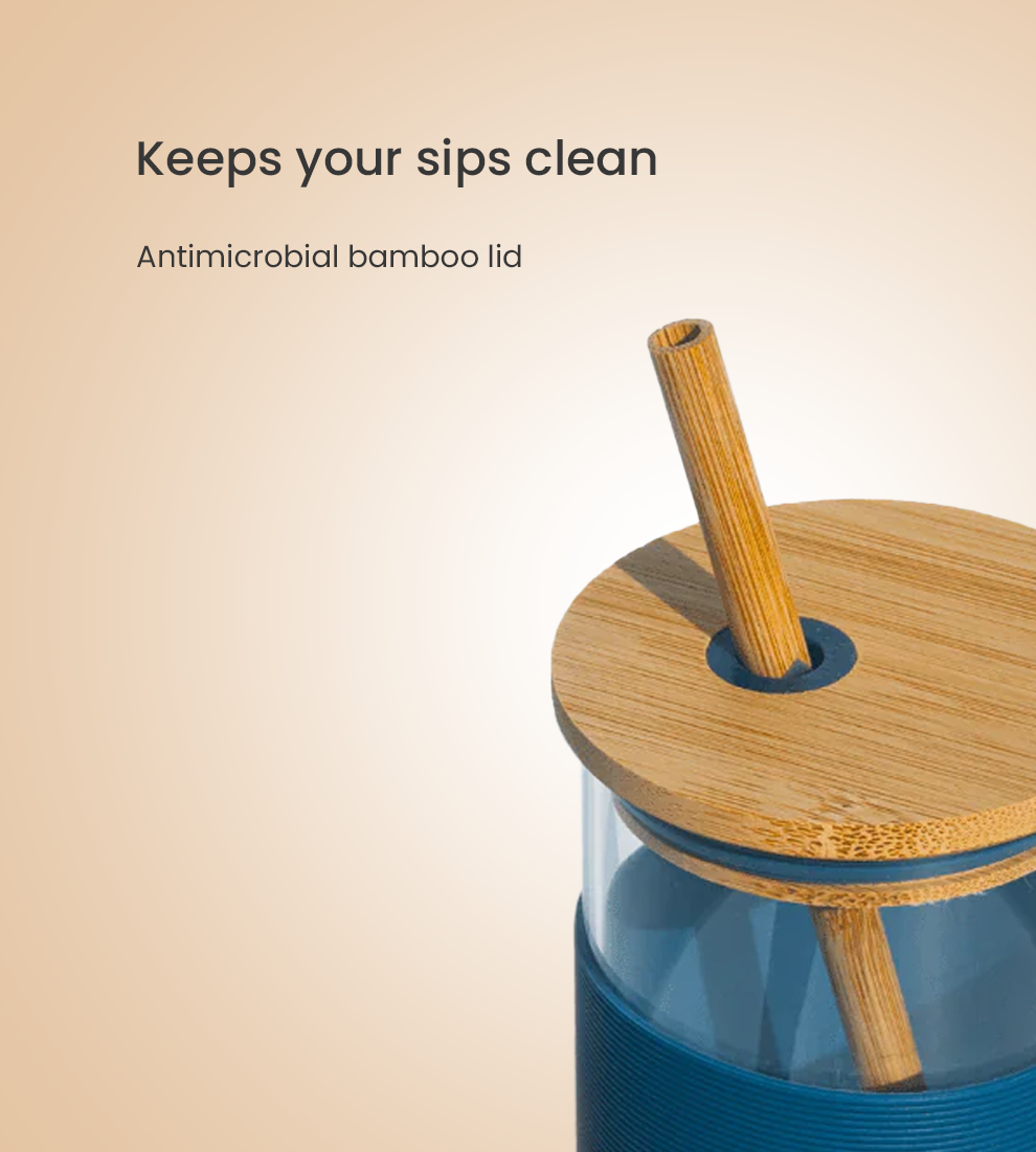 Zentumbler - Aesthetic Glass with Straw