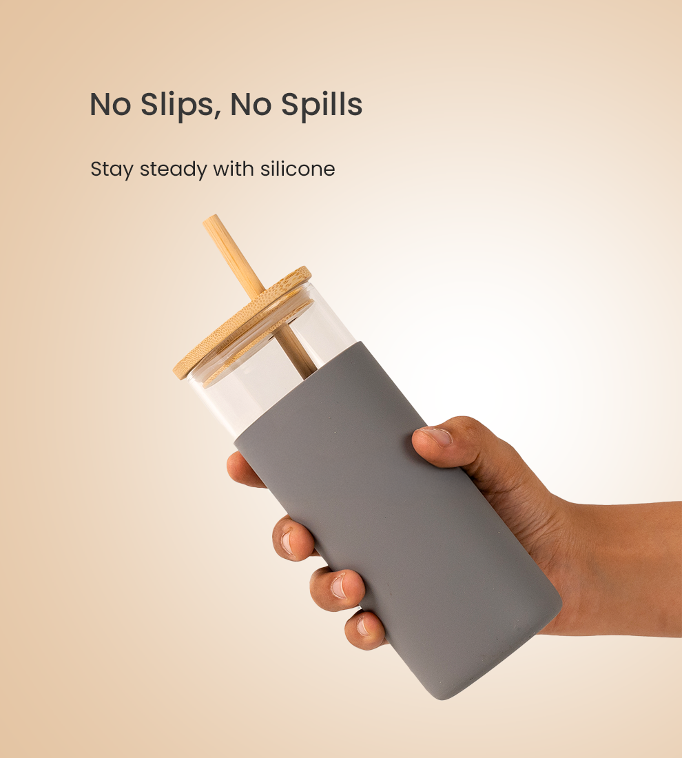 Zentumbler - Aesthetic Glass with Straw